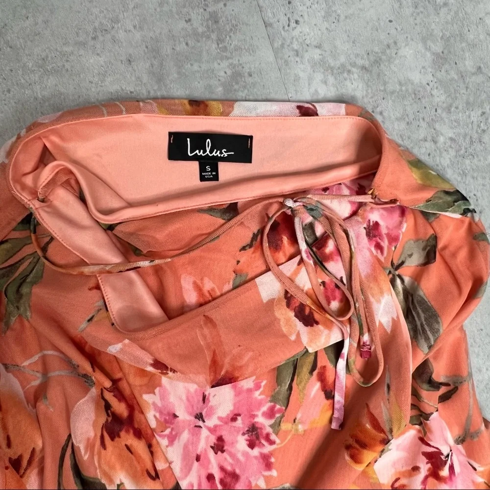 Lulus Maxi Tie Up Floral Skirt - Picture 4 of 8